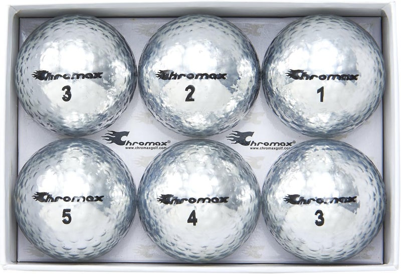 Chromax كرات جولف ملونة معدنية M5 (عبوة من 6) - Image 1