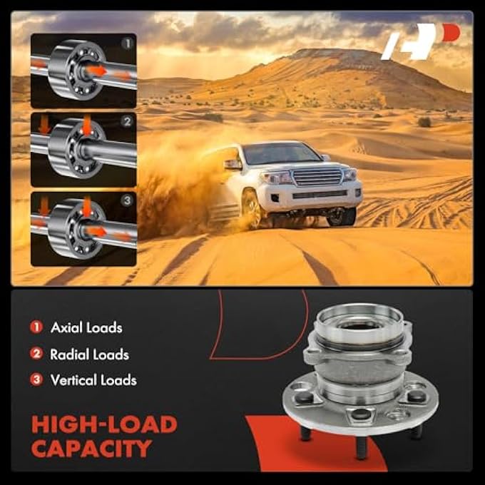 ريحني محمل العجلات الخلفية اليمنى واليسرى متوافقان مع مجموعة لكزس LS430 2001 2002 2003 2004 2005 2006 V8 43L 2 PC - Image 5