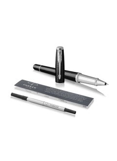 Urban Rollerball Pen Premium Ebony Metal Chiselled With Fine Point Black Ink Refill (1931614)