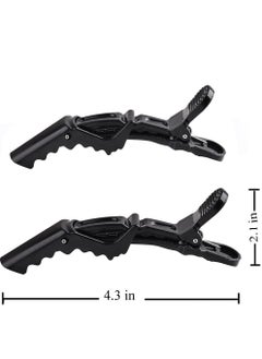 Oasisgalore 6-Pack Black Hair Clips: Salon Velcro Hair Clips, For Styling & Sectioning, Salon Quality.  - Image 3