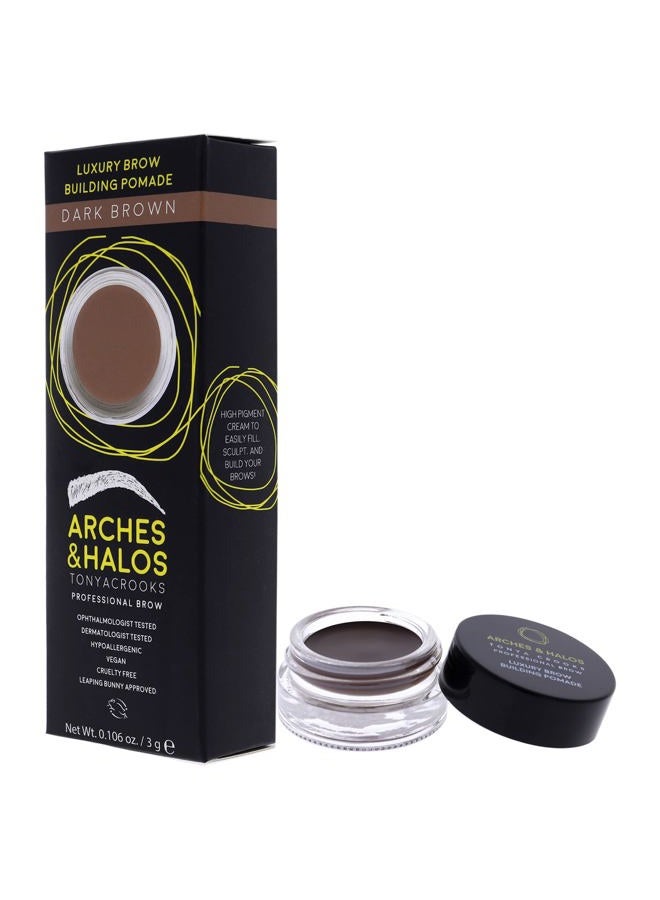 Arches & Halos Luxury Brow Building Pomade - Dark Brown - Tinting Brow Definer for Sculpting and Shaping Eyebrows - Soft, Smudge-Proof, Silky Texture - Lightweight Cream and Gel Blend - 0.016 oz - Image 5