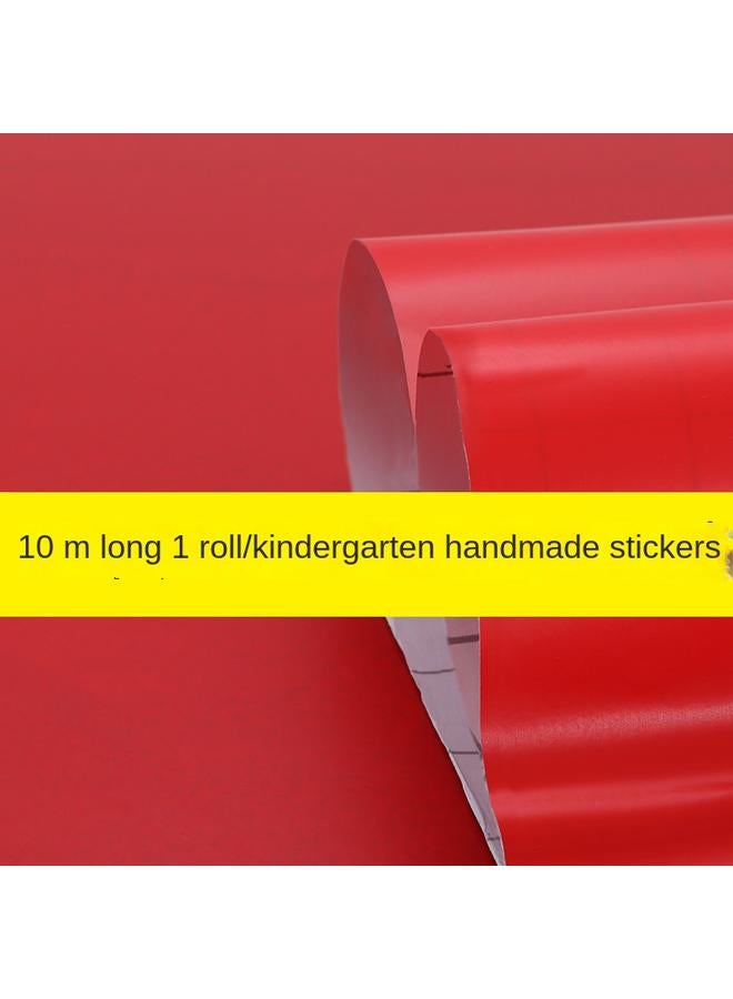 Bluejw Instant Stickers Self-adhesive Wallpaper Red Advertising Decoration Kindergarten Wall Stickers Hand-made Stickers Lettering Paper - Image 5