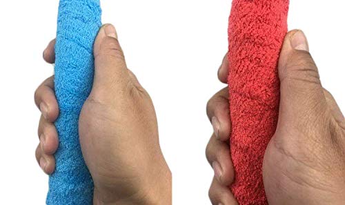 Toyshine طقم مضارب تنس وبادمنتون مع منشفة قبضة مضادة للانزلاق وامتصاص (عبوة من 4 قبضات، متعددة الألوان) SSTP - Image 4