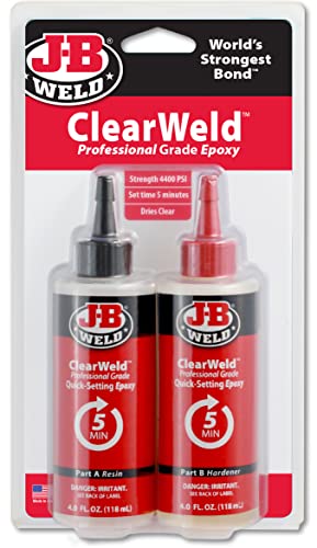 J-B WELD جبي كليرويلد إيبوكسي 8 أونصات - Image 1