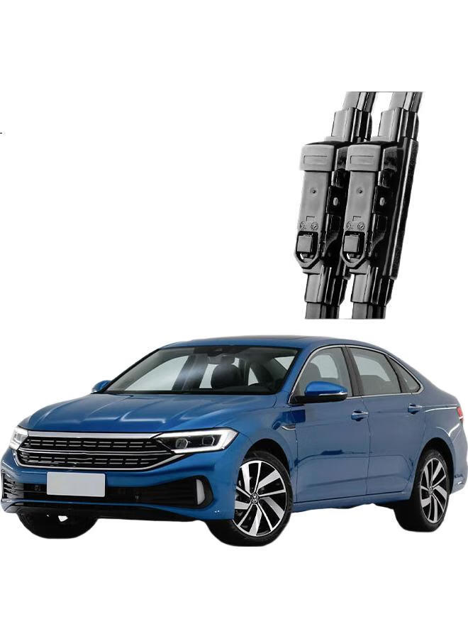 AOLIN Boneless Windshield Wiper For Faw-Volkswagen New Sagitar 2012/13/14/15/16/17/18 Models, 1.6L/1.4T/2.0T Wiper Blade/Wiper Strip, Original Size Rubber Strip - Image 2