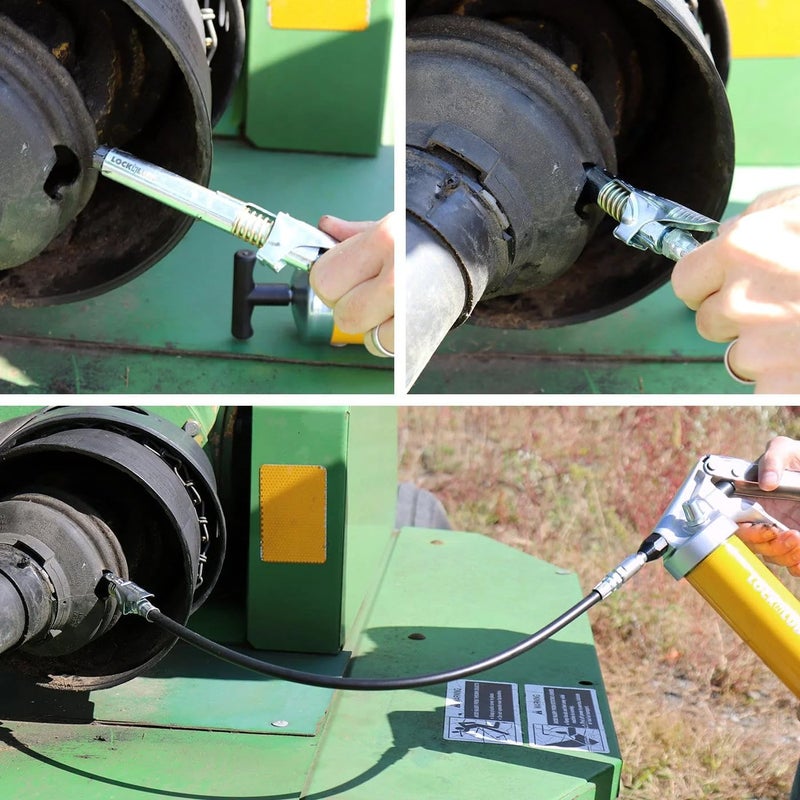 LockNLube Grease Gun Coupler XL - Extra reach for recessed grease fittings - Image 2