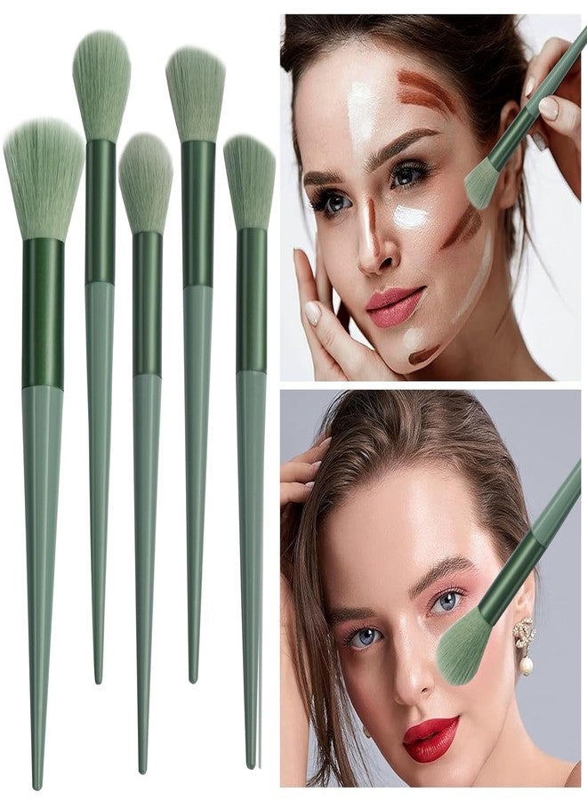 Sarbeau 13-Piece Professional Makeup Brush Set - Soft Synthetic Bristles for Foundation, Powder, Concealer, Blush & Eyeshadow - Premium Cosmetic Brushes with Stylish Handle & Travel Pouch multicolor - Image 3