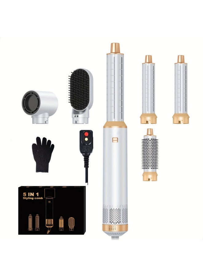 general 5-in-1 Hair Dryer Brush Styler 60, 000 RPM Ionic Volumizer with Auto Curler - Image 1