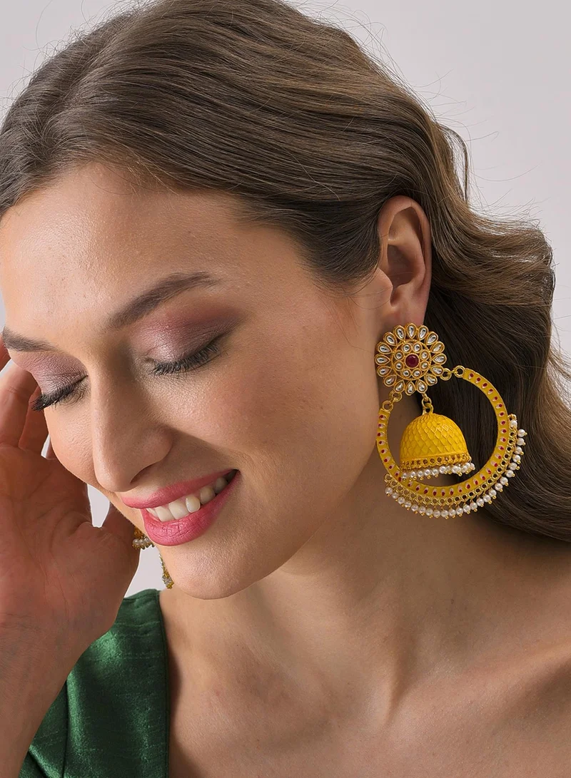 سوهي أقراط صناعية متدلية للمساء