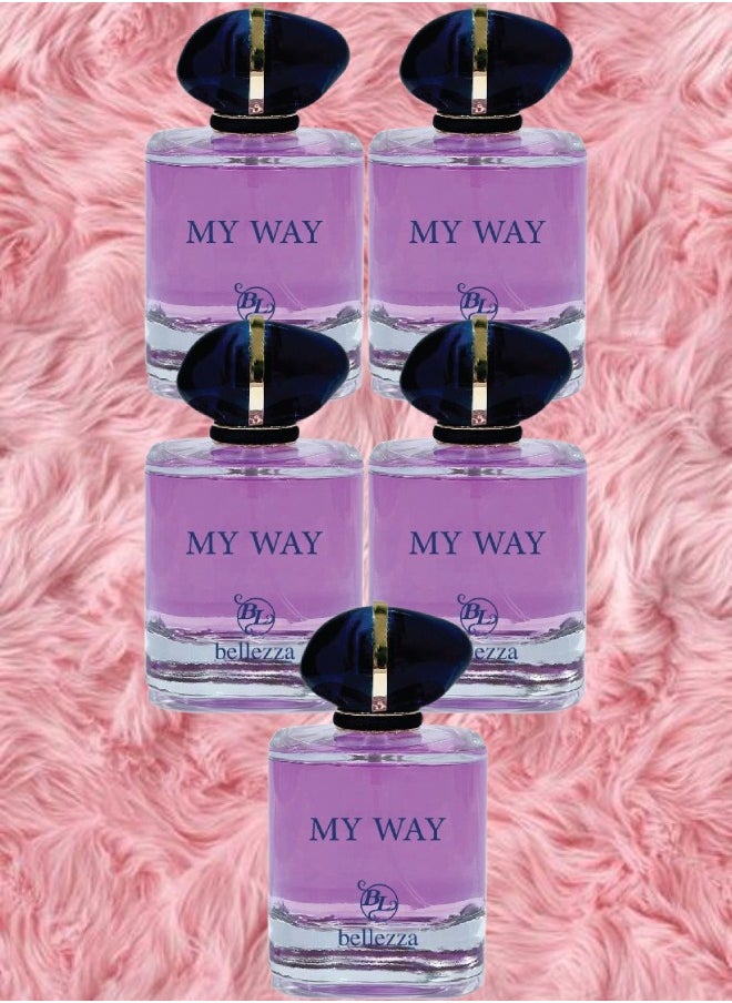 bellezza 5 Pieces My Way Perfume 90ml EDP  - Image 1