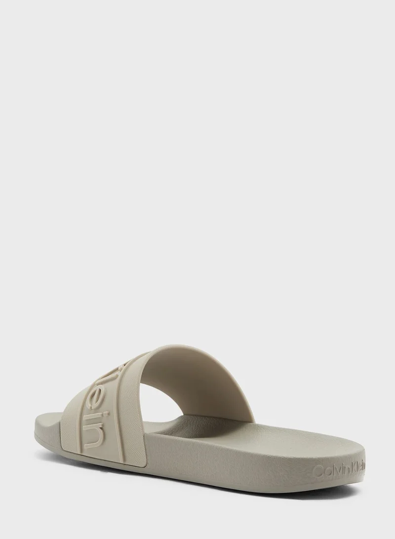 CALVIN KLEIN One Strap Flip Flops