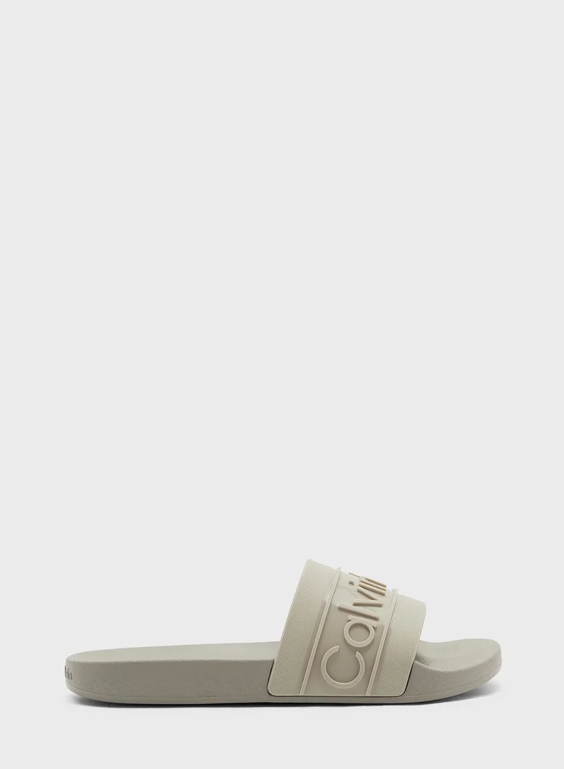 CALVIN KLEIN One Strap Flip Flops