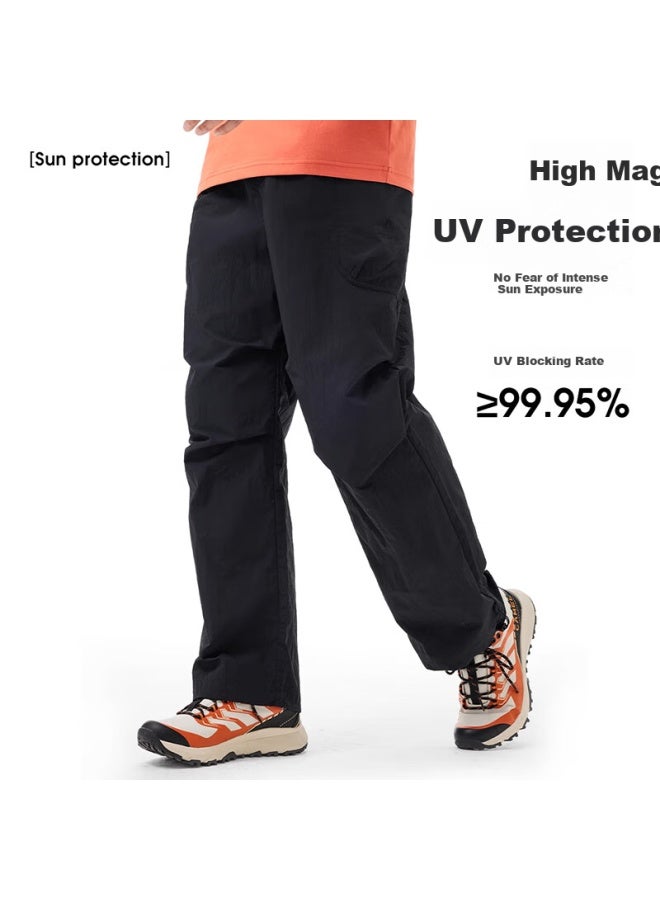 camel Outdoor Quick-Drying Pants Men'S Paratrooper Pants Summer Cool And Abrasion-Resistant Work Pants Breathable Sweat-Absorbent Sunscreen Sports Trousers Women Xl - Image 1