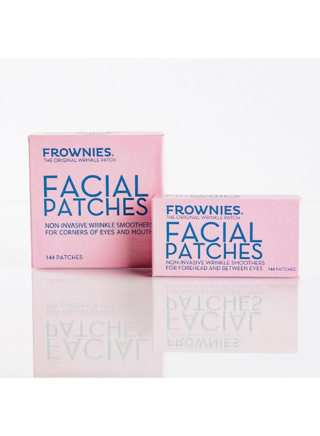 Frownies Facial Wrinkle Patches Bundle Forehead Between the Eyes 144 Corners of Eyes Mouth 144 Anti Wrinkle Patches Helps Smooth Frown Lines and Smile Lines - Image 3