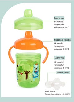Super ZYouth Baby Training Cup, Leak-Proof Spout Cup with Handle for Toddler, 250ml, BPA Free  - Image 4
