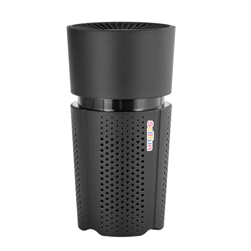 SELLFUN Air Purifier for Car & Home | 3rd Gen - Type-C Cable | Plasma Ions Function | H13 True HEPA Filter with Activated Carbon | Aromatherapy Function, Car & Home Gift (Black) - Image 1