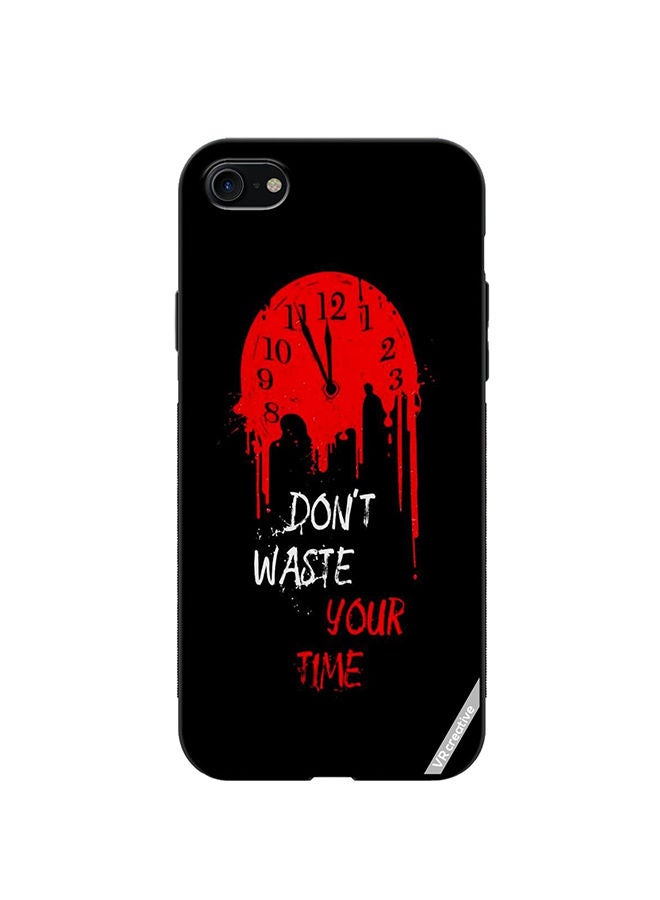 VR CREATIVE Protective Case Cover For Apple iPhone SE (2022) Don'T Waste Your Time Design Multicolour - Image 1