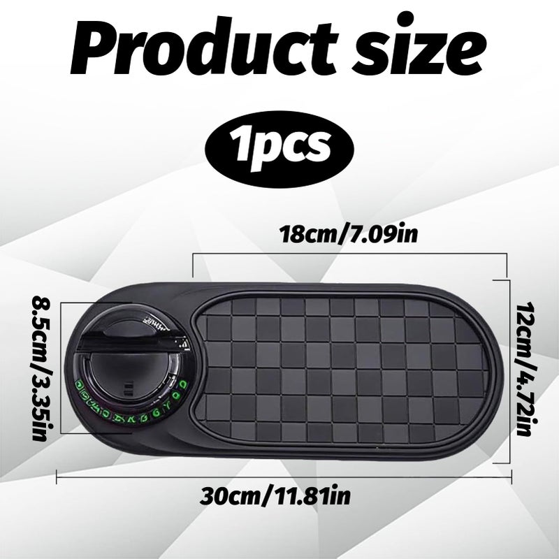 hinbkenla Multifunction Car Anti-Slip Mat,Auto Phone Holder,Phone Holder,Multifunctional Multi Function Car Anti Slip Mat,Car Mats for Phone/Sunglasses/Key - Image 2