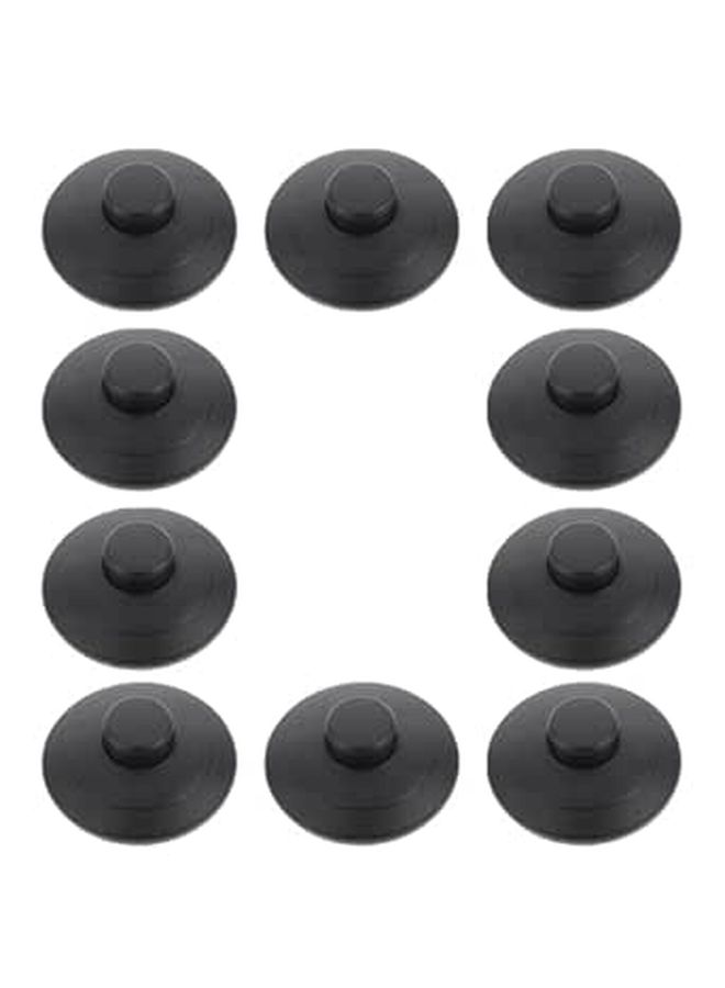 Black Foot Switch Pedal 10PCS for Table Floor Lamps Power Cord Replacement - Image 1