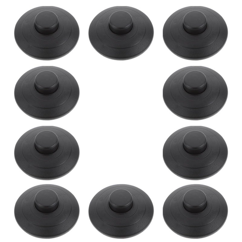 Black Foot Switch Pedal 10PCS for Table Floor Lamps Power Cord Replacement - Image 2