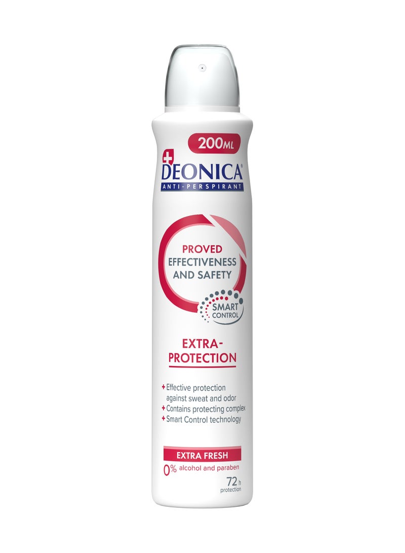 DEONICA Extra Protection Antiperspirant Spray 200 ml - Image 1