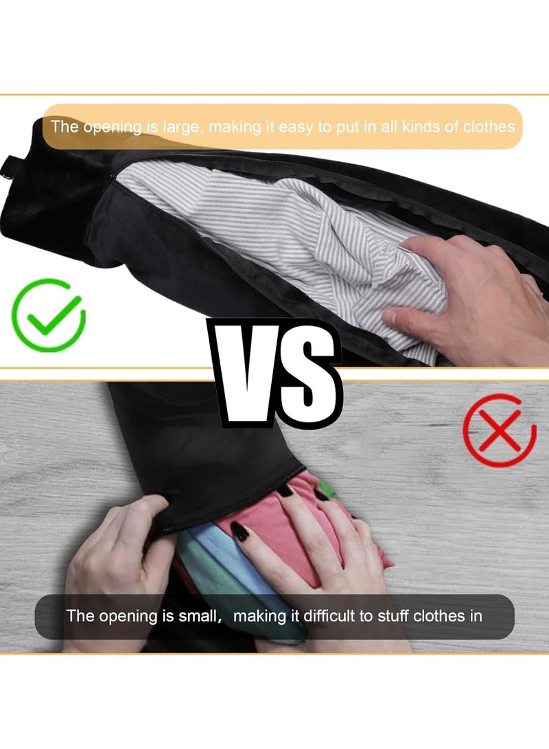 CMGTYYD Stuffable Neck Pillow for Travel, Travel Neck Pillow Stuffable with Clothes, Travel Essentials, Transformable U Shaped Travel Pillow, for Travelling by Car, Train and Plane - Image 2