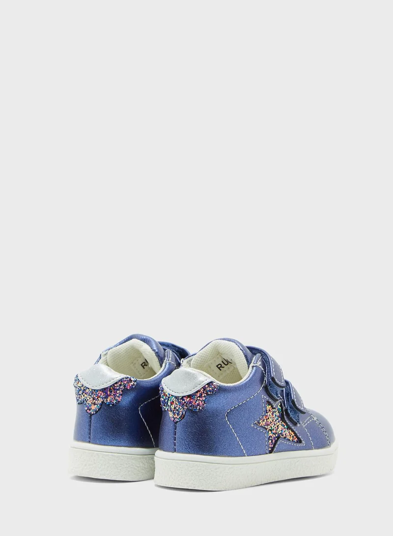 MINOTI Kids Double Strap Sneaker