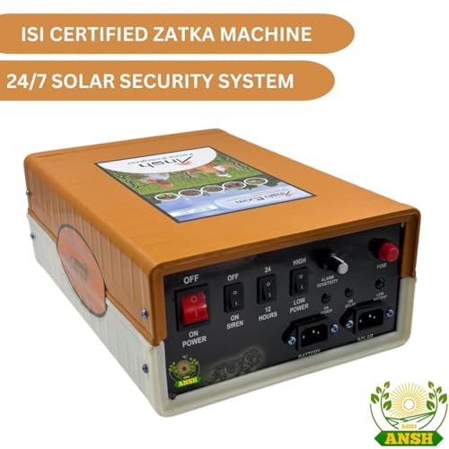 AGRIANSH 8 KV Solar Zatka Machine Solar Fence Energizer with Jhatka Kit Security System for Agricultural Farms 20 Acre Area Covered - Image 4