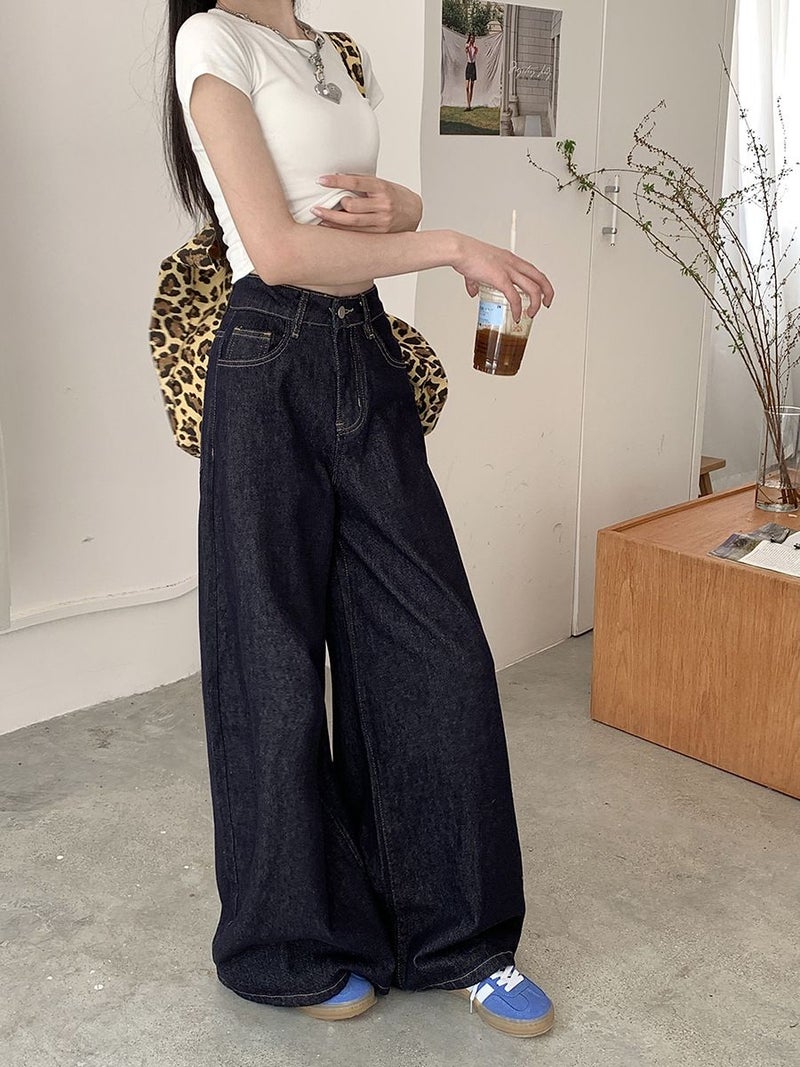 Vintage Classic European-American Design Daily Commute Jeans  Size_S - Image 1