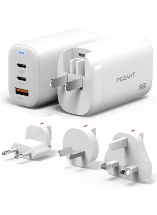 65w Gan Pd Usb C Fast Charger 3 Port Wall Adapter Pd3 Qc3 Power Delivery - pzsku/ZF4A0F3C8AD88B4B0CD48Z/45/_/1701318366/640a4054-bc06-401f-b697-6270de04ffb8