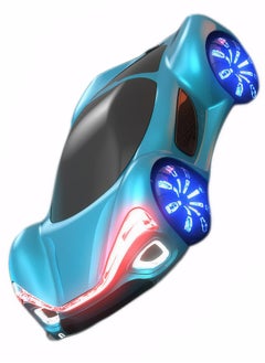 Generic RC Car Toys,Sensing RC Stunt Car 4WD  with Headlights,Double- Dual Control of Remote Control/Remote Control Watch RC Cars For Boys/Girls(Blue) New Energy Remote Control Car  simulation charging pile Electric Streamer Concept Car for Kids' Creative Exploration  - Image 1