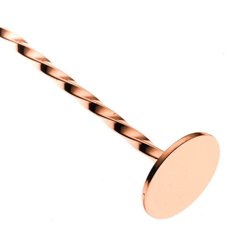 Barfly Muddle Bar Spoon  Muddler 15 3/4"" (40 Cm)  Copper - Image 2