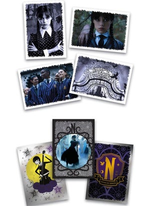 Toyfest Panini Wednesday Collection Sticker Decals + 2 Packs (10 Stickers)  - Image 2