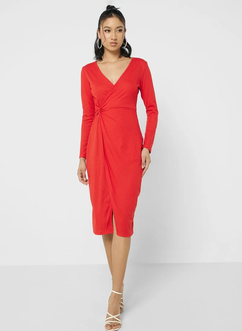 Ginger Knot Front Dress