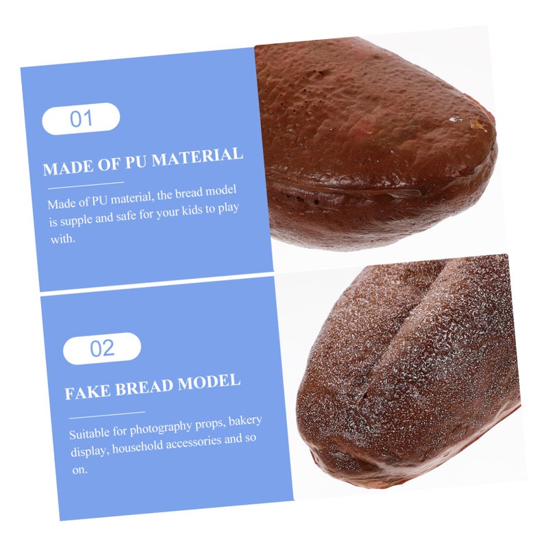 Realistic Artificial Baguette Prop for Photography Bakery Display Home Decor - Image 3