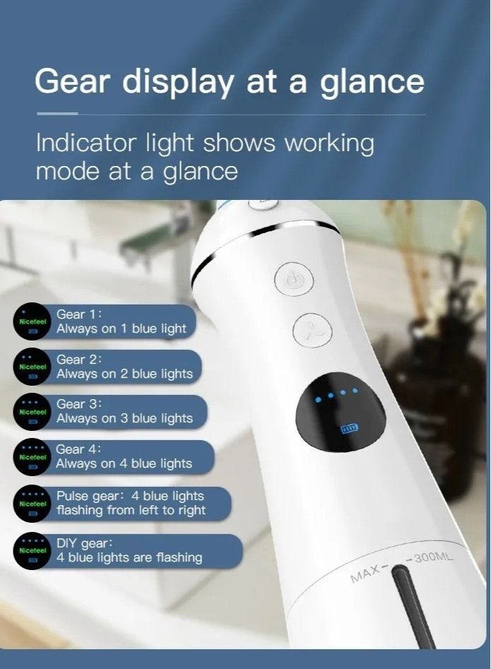 عام جهاز تنظيف الأسنان الكهربائي المحمول باليد جهاز تحجيم العناية الشخصية جهاز تنظيف الأسنان المنزلية - Image 4