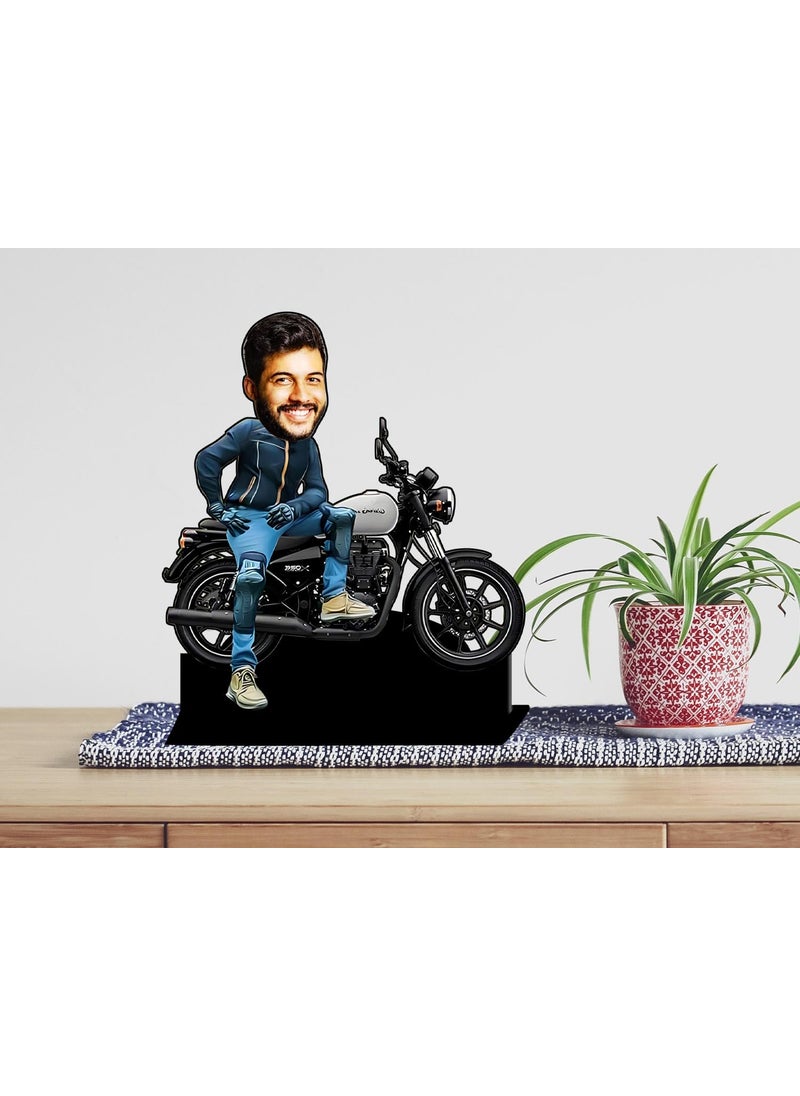 Incredible Gifts India Incredible Gifts Personalized 3D Bike Caricature Gift for Bike Lovers  - Image 4