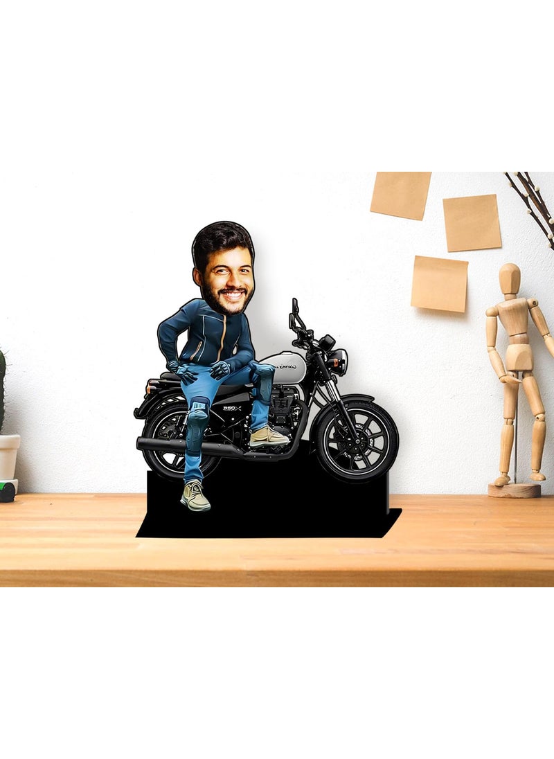 Incredible Gifts India Incredible Gifts Personalized 3D Bike Caricature Gift for Bike Lovers  - Image 3