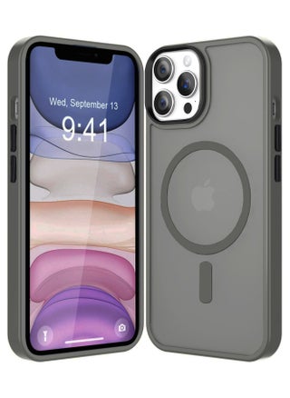 Magnetic Case For iPhone 15 Pro Max Case Compatible with MagSafe Military Grade Protection Shockproof Translucent Matte Case Anti Scratch Shockproof Phone Case (Titanium) - pzsku/ZF4A15BBED82E6CD5184CZ/45/_/1739726326/398c88d2-d8dd-4b8f-bbd3-58d27f486c59
