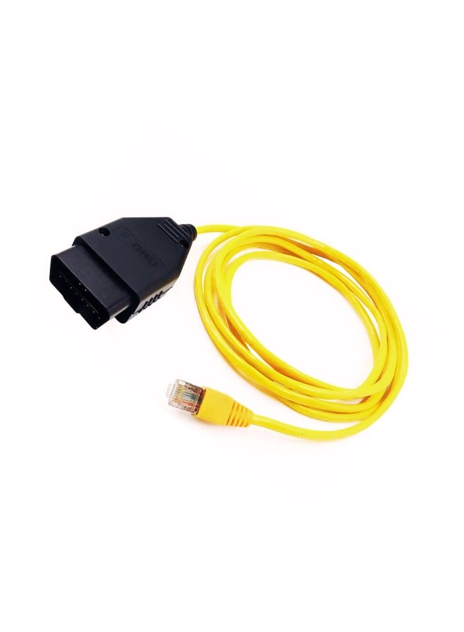 Generic Car Programming Cable Ethernet Enet Obd Obdii Rj45 enet obd2 Interface Compatible F-Series Diagnostic for bmw ista  - Image 5