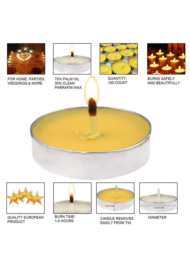 OUO Tea Lights Candles, 50 Pack Smokeless Candles,Small Candles, Dripless & Long Lasting Mini Tealight Candles for Mood, Dinners, Parities, Home, Decoration, Wedding, Crafts(Blue) - Image 4