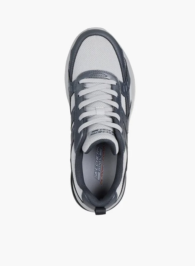 SKECHERS Men Bobs Vision Air Lace-Up Ankle Sneakers
