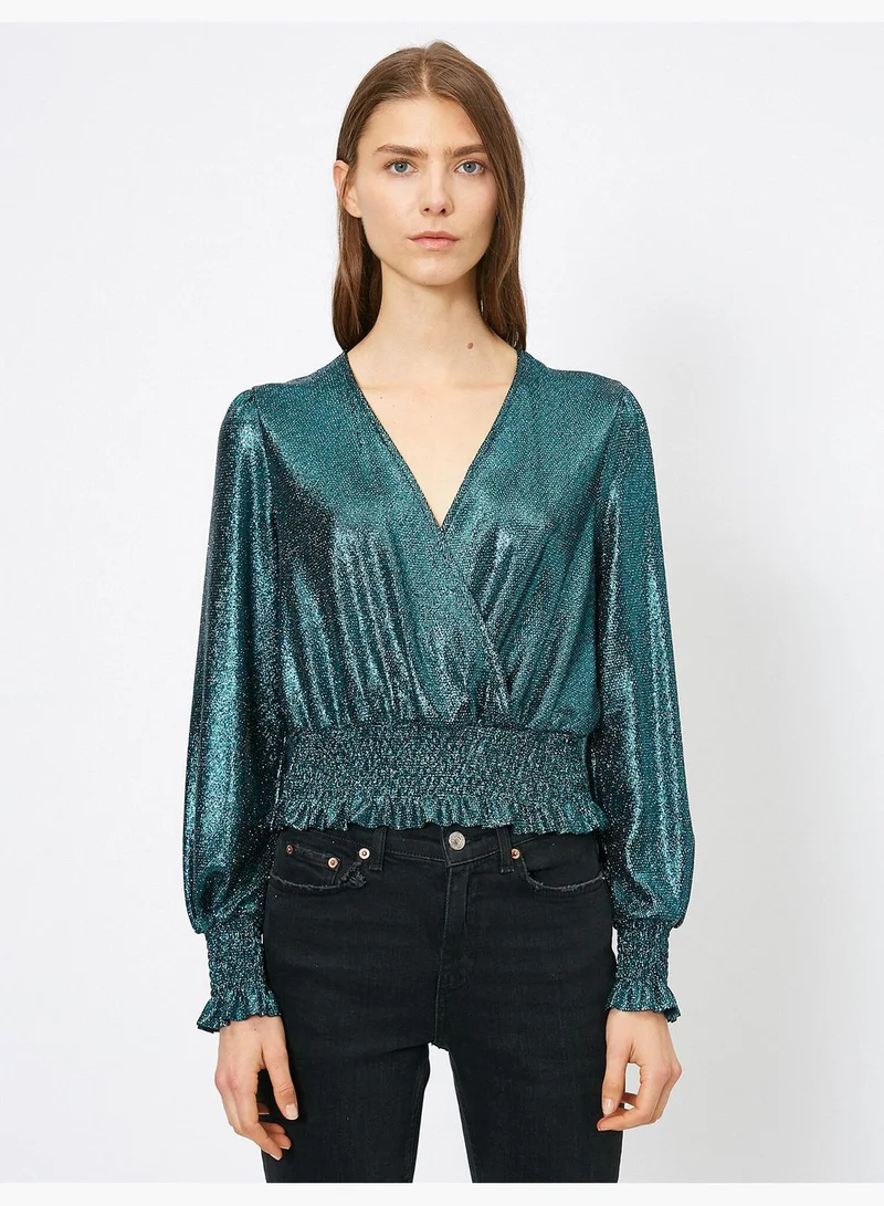 KOTON Shimmer Detailed Blouse