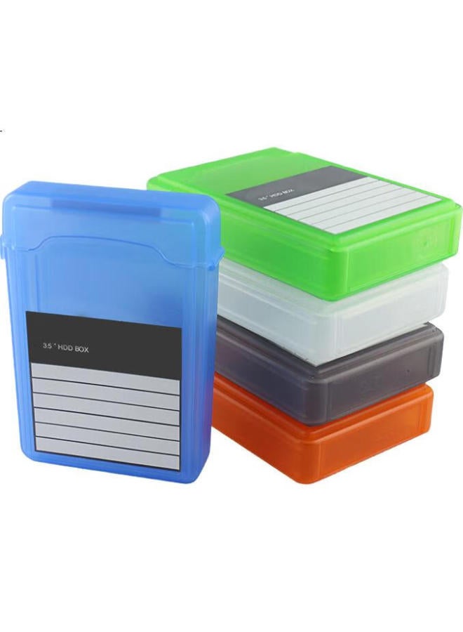 Linkstone 3.5-Inch Hard Drive Storage Protective Case Moisture-Proof/Shockproof/Pressure-Resistant/Anti-Fall Desktop Hard Drive Protective Sleeve With Label Five-Color Set E400 - Image 3