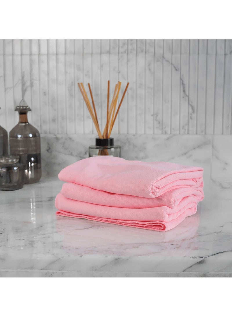 RJ Extra Large Bath Towel Pink 180*90cm RJ - Image 3