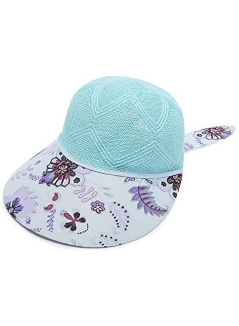 Women sun girly long front beach hat  - Image 1