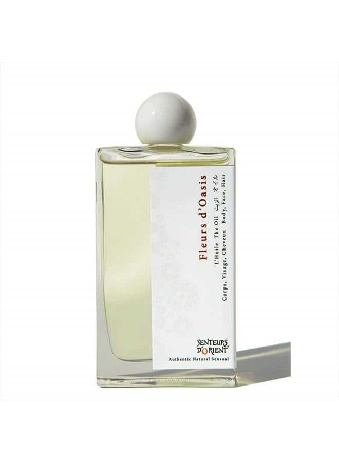 Senteurs d'Orient زيوت فليورز د'Oasis للجسم والشعر والوجه، 2.53 أونصة سائلة - Image 1