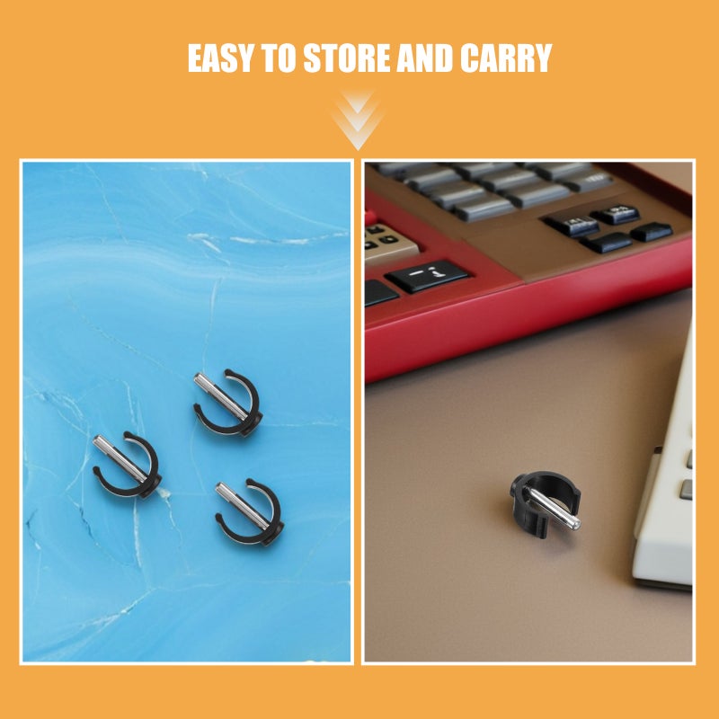 12pcs Crutch : Walker Tube Clip Pin Set Heavy Duty Steel Clamps For Walking Canes Non- For Seniors And Disabled - Image 3