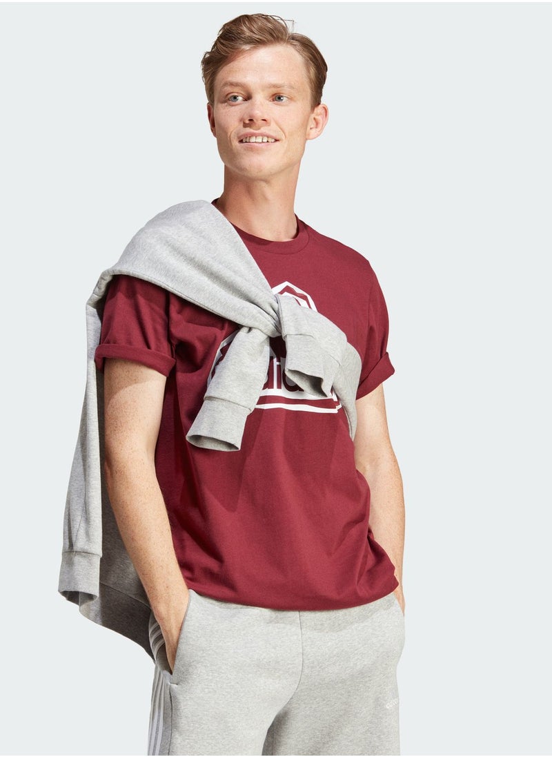 Adidas - Folded Badge Of Sport T-Shirt - Image 1
