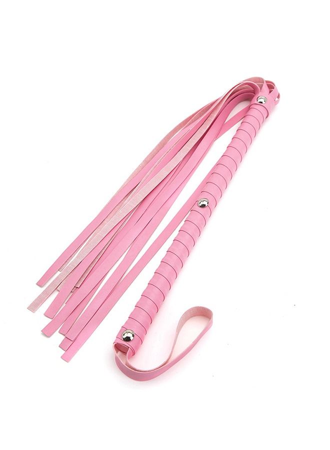 Generic 2 Pcs Leather Horse Whip Set Leather Whip for Horses Whip for Play Faux Leather Whips PU Handle Outdoor Sports Horse Riding Whip Lightweight Gift Accessories Training Tool Portable Gift  - Image 4